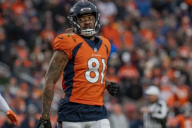 Jets sign wide receiver Tim Patrick Image