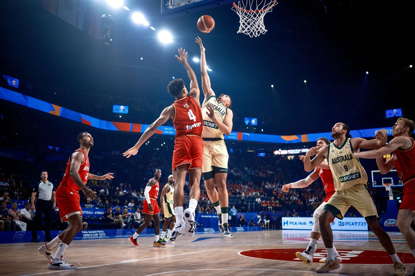 Boomers fall to Germany as medal path becomes murkier Image