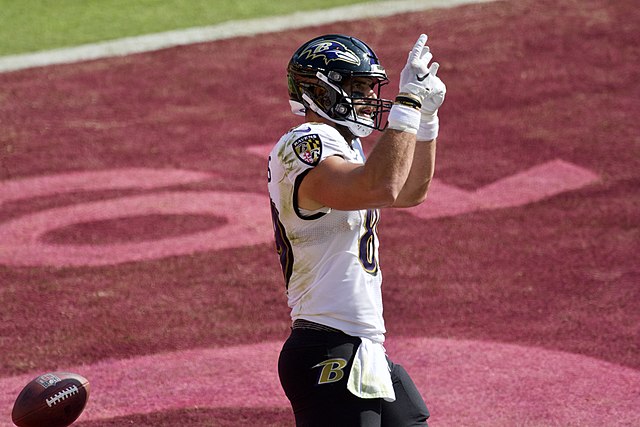 Ravens tight end Mark Andrews out for the year with an ankle injury Image
