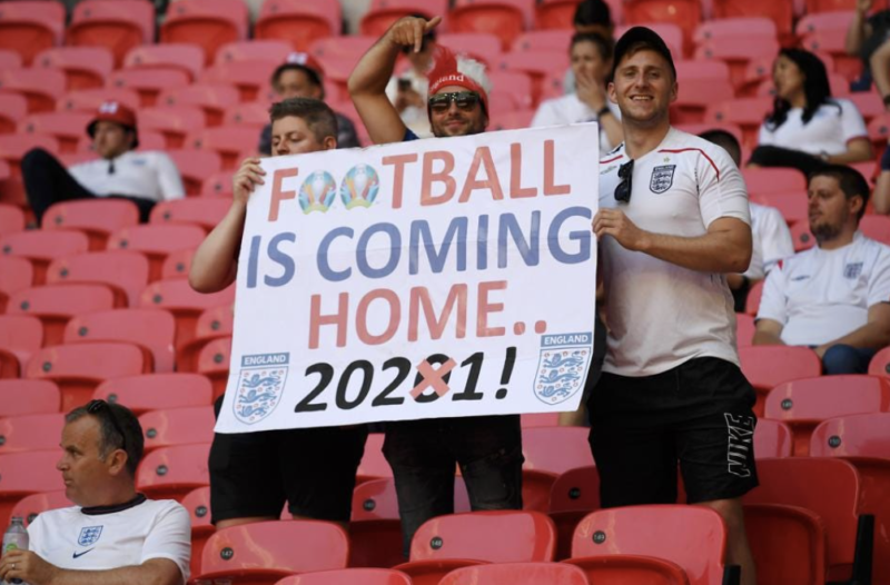 Is it coming home? England believes so.. Image