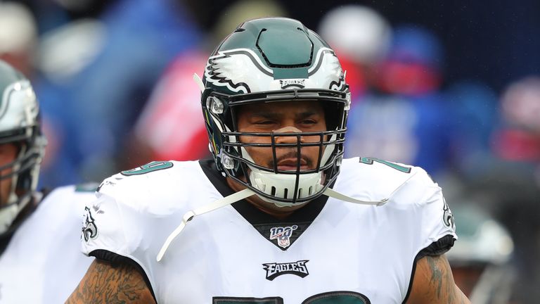 Eagles guard Brandon Brooks out for the season with a torn Achilles tendon Image